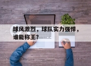 IMsports-球风激烈，球队实力强悍，谁能称王？